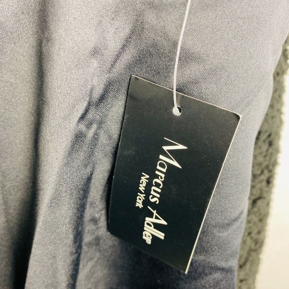 Marcus Allen Sherpa Black Tiered  Flowy Vest - Picture 7 of 8